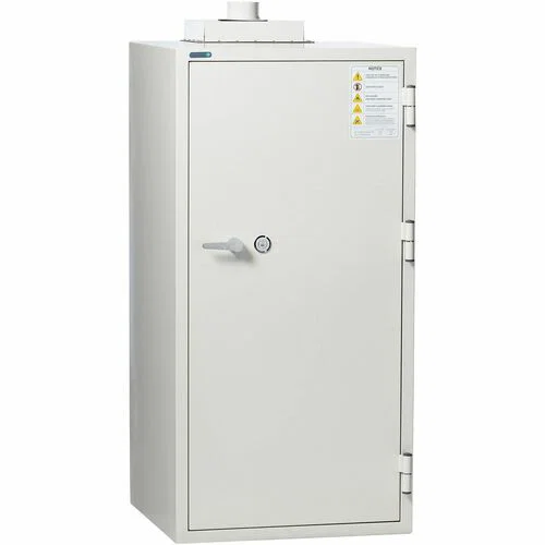 Phoenix Battery Commander Safe - 8.65 ft³ - 3 Shelve(s) - Key Lock - Explosive Resistant, Fire Resistant, Heat Resistant - for Document - Internal Size 47.20" Height x 20" Width x 15.70" Depth - Overall Size 57" Height x 27.3" Width x 28" Depth - White - 
