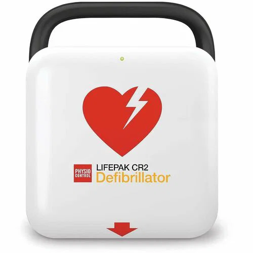 CARDIACT LIFEPAK CR2 Automatic English/Spanish AED with Cellular - Automatic - White