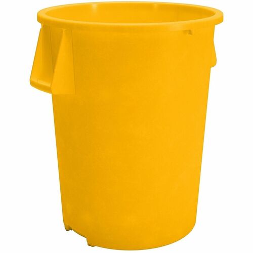 Sparta Bronco Round Waste Containers - Open Top - 44 gal Capacity - Round - Manual - For Food Service - Durable, Reinforced, Stackable, Ergonomic Handle, Recyclable - 31.6" Height x 24.2" Width x 24.2" Depth - Plastic, Linear Low-Density Polyethylene (LLD