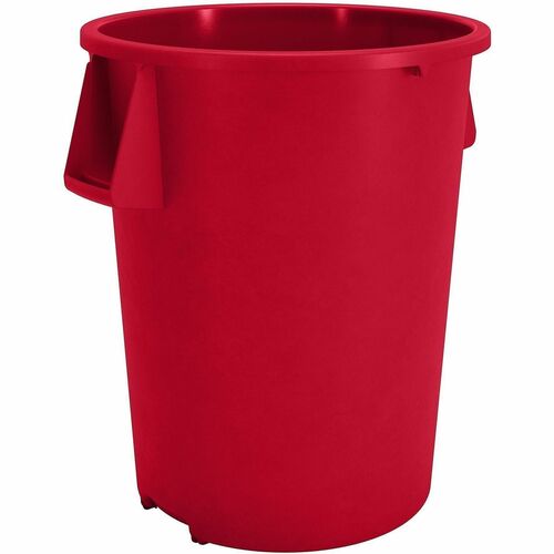 Sparta Bronco Round Waste Containers - Open Top - 44 gal Capacity - Round - Manual - For Food Service - Durable, Reinforced, Stackable, Ergonomic Handle, Recyclable - 31.6" Height x 24.2" Width x 24.2" Depth - Plastic, Linear Low-Density Polyethylene (LLD