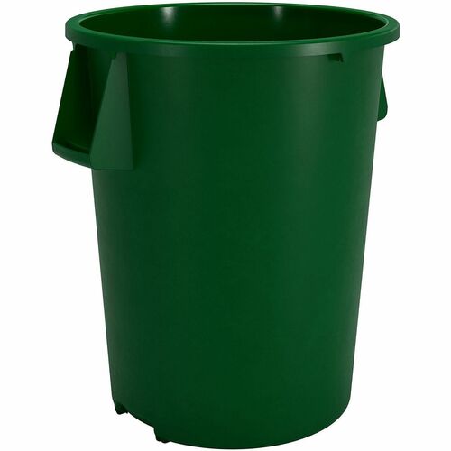 Sparta Bronco Round Waste Containers - Open Top - 44 gal Capacity - Round - Manual - For Food Service - Durable, Reinforced, Stackable, Ergonomic Handle, Recyclable - 31.6" Height x 24.2" Width x 24.2" Depth - Plastic, Linear Low-Density Polyethylene (LLD