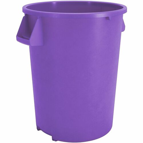 Sparta Bronco Round Waste Containers - Open Top - 44 gal Capacity - Round - Manual - For Food Service - Durable, Reinforced, Stackable, Ergonomic Handle, Recyclable - 31.6" Height x 24.2" Width x 24.2" Depth - Plastic, Linear Low-Density Polyethylene (LLD
