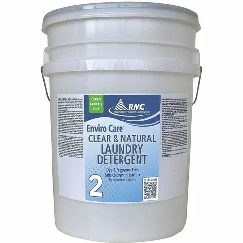 RMC Enviro Care Clear & Natural Laundry Detergent - For Laundry, Washing Machine - 640 fl oz (20 quart) - Recommended For: Stain Remover - Eco-friendly, Dye-free - Clear