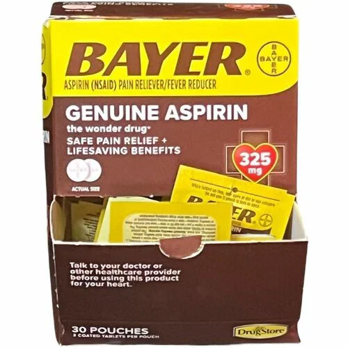 Lil' Drug Store Bayer Genuine Aspirin - For Pain, Headache, Backache, Muscular Pain, Toothache, Arthritis, Menstrual Cramp