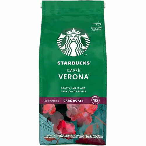 Starbucks Ground Caffe Verona Dark Roast Ground Coffee - Compatible with Drip-coffee Brewer - Dark - Ground - Caffé Verona