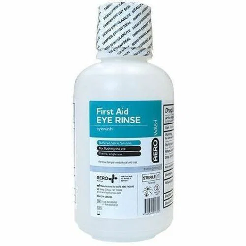 Aero AeroWash First-Aid Eyewash - 16 fl oz - Sterile - For Irritated Eyes, Eye Burning, Eye Itching