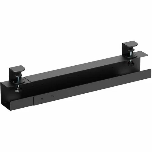 Lorell Cable Management Tray - Cable Management Tray - Black - 47.24" Length - Under Desk Mount