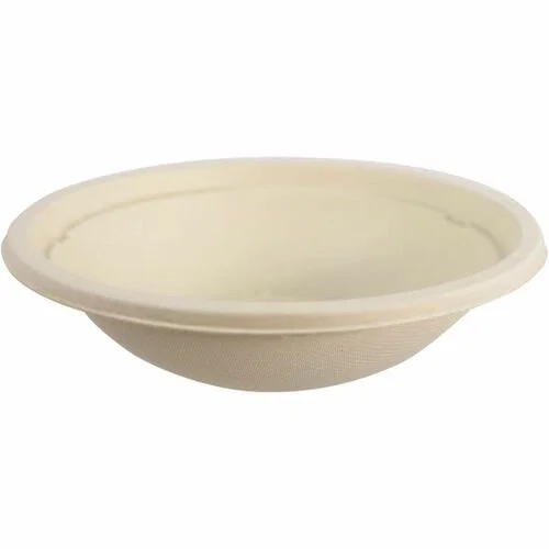 World Centric Compostable Fiber Bowl - Food, Soup, Ice Cream - Natural - Fiber Body - 4 / Carton
