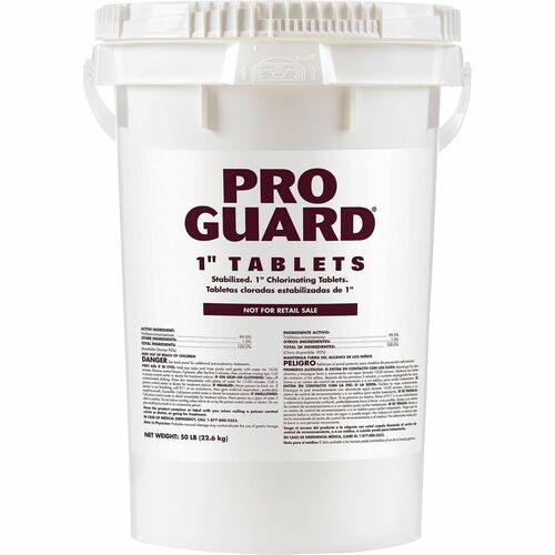 KIK PRO GUARD 1" Chlorine Tablets - White - 1 Each