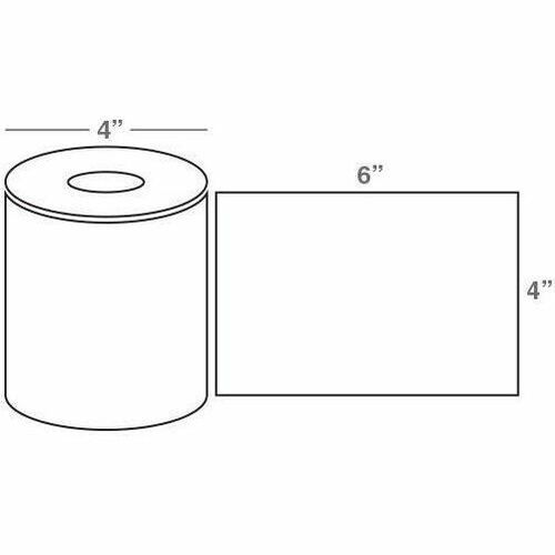 Wasp W-300 Quad Pack Label - 4" x 6" Length - Thermal Transfer