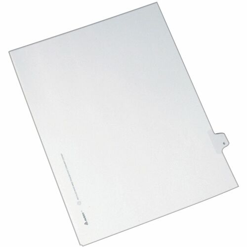 Avery® Alllstate Style Individual Legal Dividers - 25 x Divider(s) - Side Tab(s) - 6 - 1 Tab(s)/Set - 8.5" Divider Width x 11" Divider Length - Letter - 8.50" Width x 11" Length - White Paper Divider - 20% Recycled - 25 / Pack
