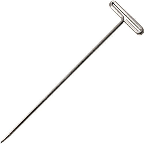 Gem Office Products T-pins - 1.5" Length - Nickel - Steel - 100 / Box
