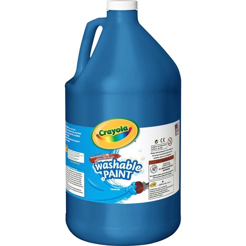 Crayola Washable Activity Paint, 1 gal, Blue, AP Nontoxic