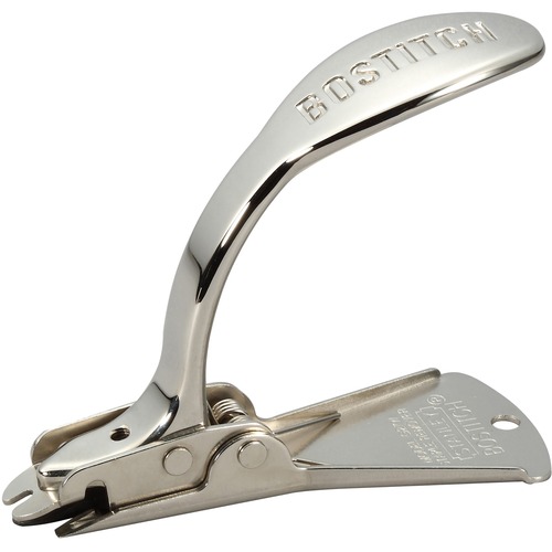 Bostitch Heavy-Duty Staple Remover, 2" W x 5.3" D x 3.5" H, Metal, Chrome Finish, Staple Shield