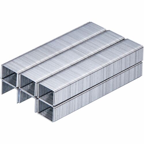Bostitch 3/8" Heavy Duty Premium Staples - Heavy Duty - 3/8" Leg - 1/2" Crown - Holds 55 Sheet(s) - Chisel Point - Silver - High Carbon Steel - 3" Height x 0.5" Width x 0.4" Length - 1000 / Box