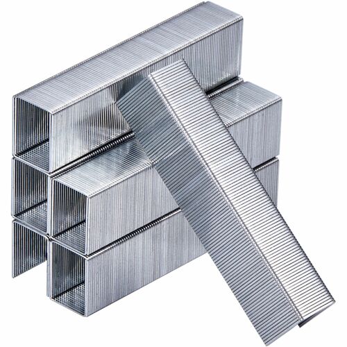 Bostitch Heavy-Duty Staples, 5/8" Leg, 1/2" Crown, 130-Sheet Capacity, Chisel Point, High Carbon Steel, Silver, 1000/Box