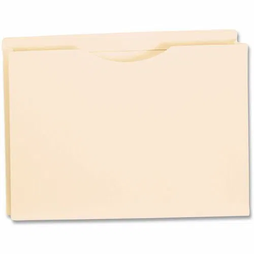 Pendaflex File Jacket, Legal Size 8.5" x 14", 2" Expansion, 11 pt, Straight Top Tab, Double-Ply Reinforced Tab, Manila, 50/Box