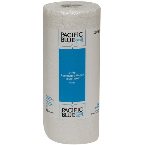 Pacific Blue Select Paper Towel Roll, Preference, Perforated, 2-Ply, 8.8" x 11", 85 Sheets/Roll, White
