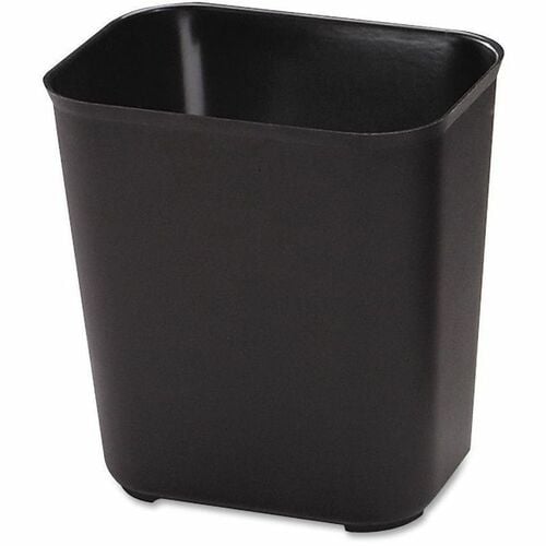 Rubbermaid Commercial Wastebasket, Fire-Resistant, UL Rated, 28-Quart (7 Gal) Capacity, Thermoset Polyester, Black