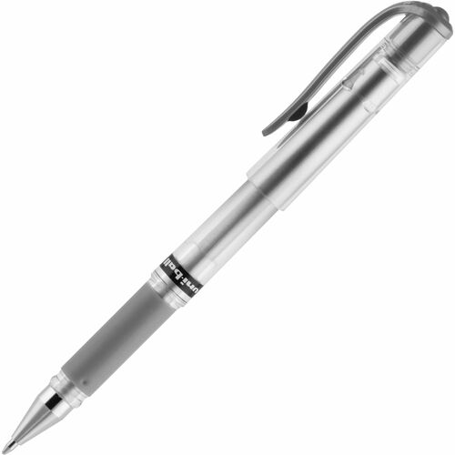 Uni-Ball Gel Impact Pen, 1 mm Bold Point, Metallic Silver Ink, Water-Resistant, Fade-Resistant, Acid-Free, Comfortable Grip