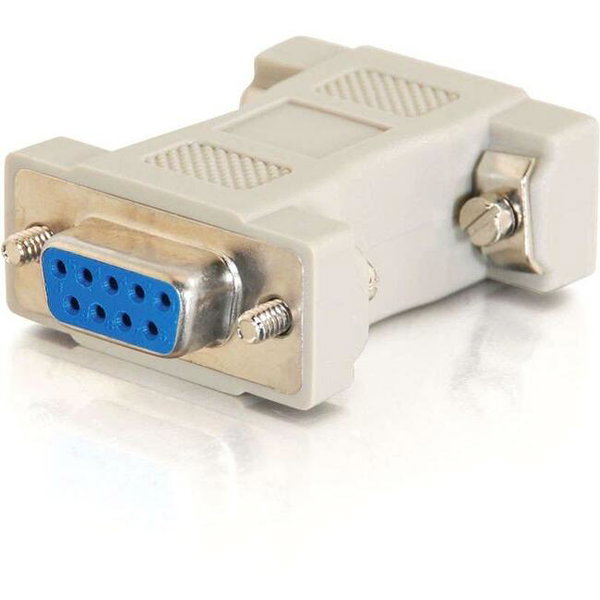 C2G MultiSync VGA HD15 Male to DB9 Female Adapter - 1 x 15-pin HD-15 Male - 1 x 9-pin DB-9 Female