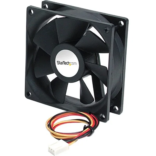 StarTech 92x25mm Ball Bearing Quiet Computer Case Fan w/ TX3 Connector - Add additional chassis cooling with a 92mm ball bearing fan - pc fan - computer case fan - 90mm fan - tx3 fan - 3 pin case fan