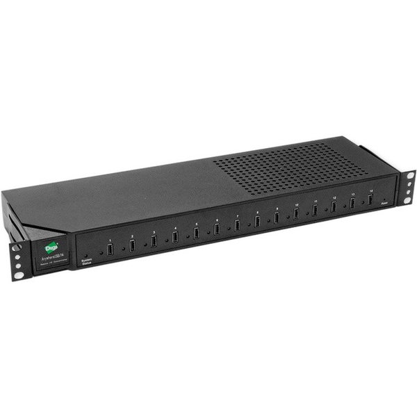 Digi HUBPORT/14 19" 14-port USB Hub - USB - Rack Mount - 14 USB Port(s) - 14 USB 2.0 Port(s)