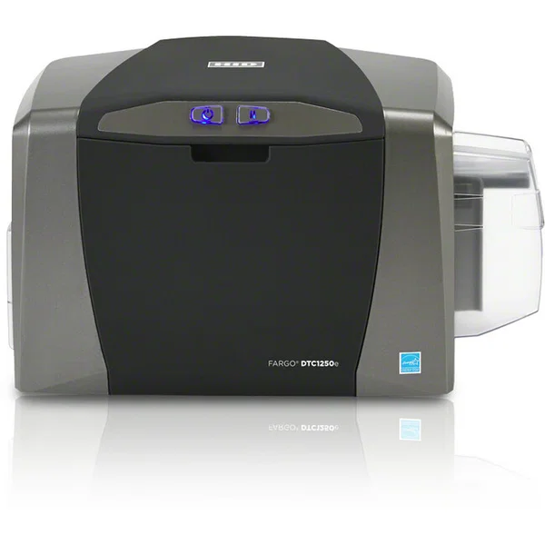 Fargo DTC1250e Single Sided Desktop Dye Sublimation/Thermal Transfer Printer - Color - Tabletop - Card Print - USB - 6 Second Mono - 16 Second Color - 300 dpi - 2.13" , 2.06" , 2.11" , 2.04" Width x 3.38" , 3.31" , 3.36" , 3.30" Length - For PC
