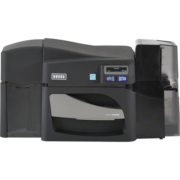 Fargo DTC4500E Desktop Dye Sublimation/Thermal Transfer Printer - Color - Card Print - Fast Ethernet - USB - LCD Display Screen - 2.11" Print Width - 6 Second Mono - 16 Second Color - 300 dpi - 2.13" , 2.06" Width x 3.38" , 3.31" Length