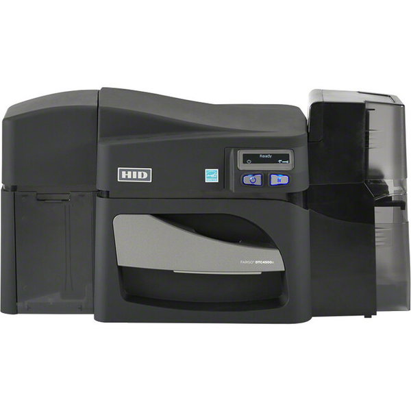 Fargo DTC4500E Single Sided Desktop Dye Sublimation/Thermal Transfer Printer - Color - Card Print - Fast Ethernet - USB - LCD Display Screen - 2.11" Print Width - 6 Second Mono - 16 Second Color - 300 dpi - 2.13" , 2.06" Width x 3.38" , 3.31" Length