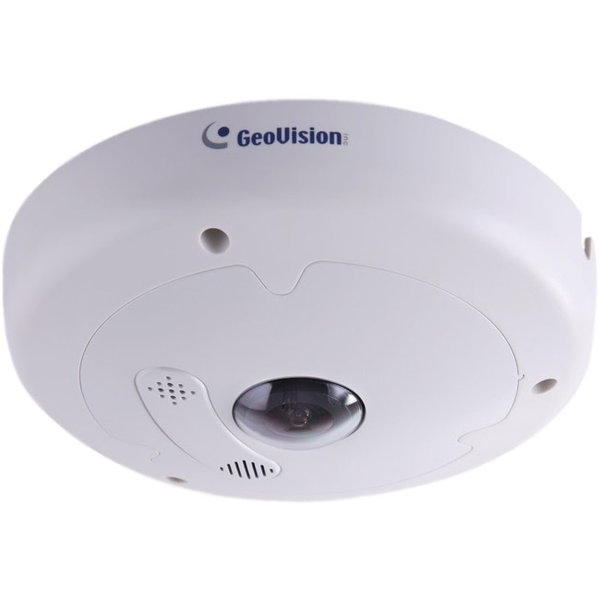 GeoVision GV-FE3402 3 Megapixel HD Network Camera - Color - MJPEG, H.264 - 2048 x 1536 Fixed Lens - CMOS - Ceiling Mount, Wall Mount, Pendant Mount, Corner Mount, Pole Mount, Power Box Mount