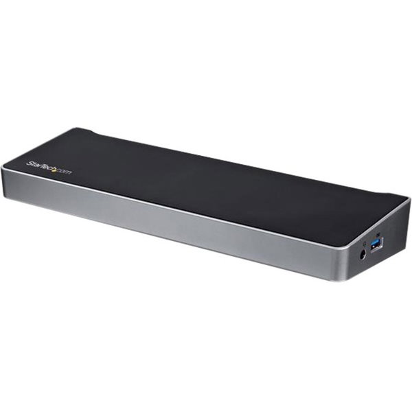 StarTech Triple Monitor USB 3.0 Docking Station for Laptops, Mac & Windows, USB Fast Charge Port, Up to 4K, USB3DOCKH2DP, TAA - 4K USB docking station supports 4K on one display - Triple display docking station has fast-charge port - USB 3.0 docking stati