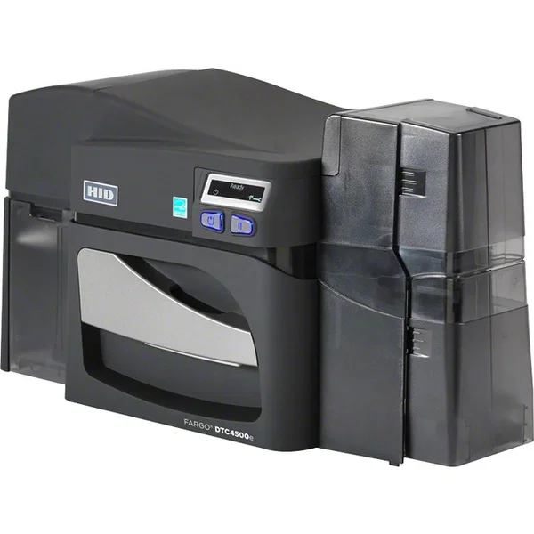 Fargo DTC4500E Double Sided Desktop Dye Sublimation/Thermal Transfer Printer - Monochrome - Card Print - USB - 2.11" Print Width - 6 Second Mono - 16 Second Color - 300 dpi - 2.13" , 2.06" Width x 3.38" , 3.31" Length