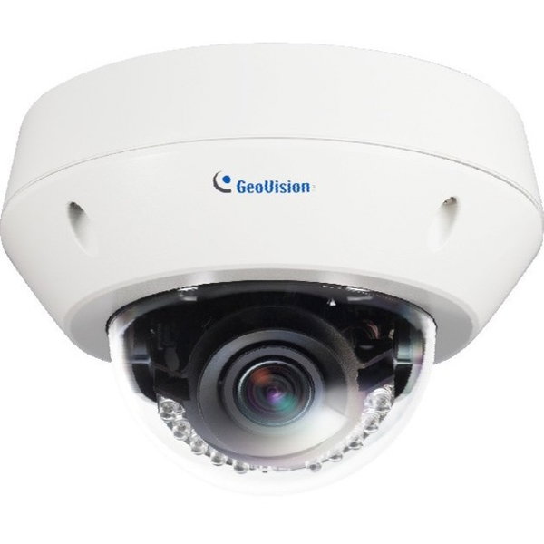 GeoVision GV-EVD5100 5 Megapixel HD Network Camera - Color, Monochrome - 98.43 ft - MJPEG, H.264 - 2592 x 1944 - 3 mm- 9 mm Zoom Lens - 3x Optical - CMOS - Wall Mount, Ceiling Mount, Pole Mount, Pendant Mount, Corner Mount