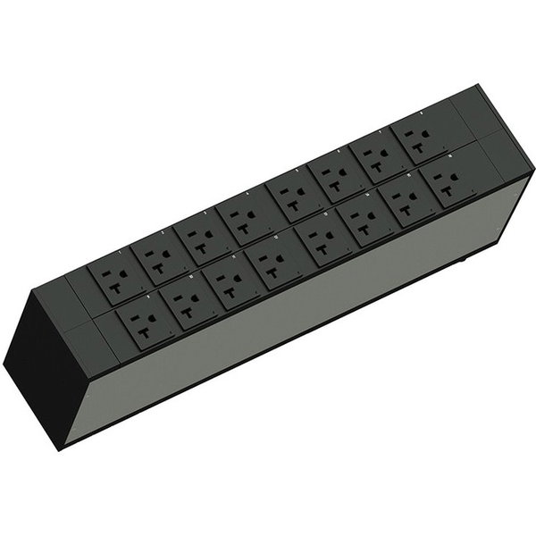 Legrand Rack PDU, Network Switched, ZeroU, 12A, 120V, (8) 5-20R, 5-15P Cord - Switched - NEMA L5-30P - 16 x NEMA 5-20R - Network (RJ-45) - 2U - Rack-mountable