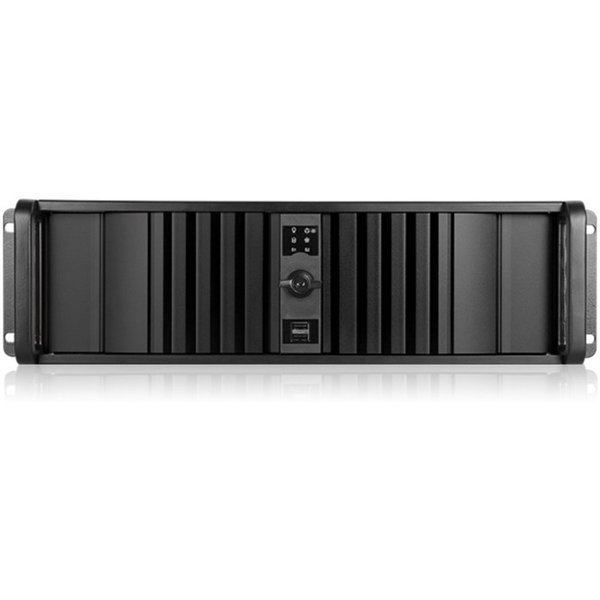 iStarUSA D Storm D-300SEA-BK-T7SA Server Case with Black SEA Bezel and HDD Hot-swap Rack - Rack-mountable - Black - Aluminum Alloy, SECC, Zinc-coated Steel - 3U - 7 x Bay - 0 - ATX, Micro ATX Motherboard Supported - 5 x Fan(s) Supported - 4 x External 5.2