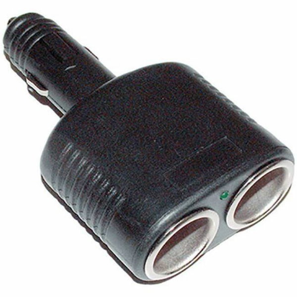 Lind Dual Outlet Auto Power Adapter - For Multiple Device - 12V DC