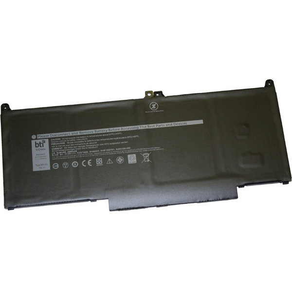 BTI MXV9V-BTI 7.6V 60WHR LI-ION BATTERY 05VC2M, 5VC2M, K4Y2J, 0MXV9V, 829MX, MXV9V, 451-BCIY, 98J9N, N2K62, 451-BCJG, CR8V9, WXW80 LATITUDE 5300, LATITUDE 5310 2 IN 1, LATITUDE 7300, LATITUDE 7400 - Compatible OEM: 05VC2M, 5VC2M, K4Y2J, 0MXV9V, 829MX, MXV