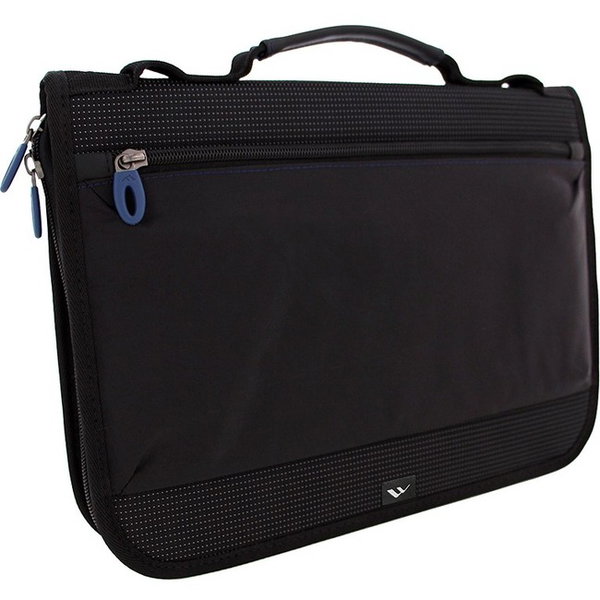 Brenthaven Tred Carrying Case (Folio) for 13" ID Card - Black - Heat Resistant, Shock Absorbing - Polyester Body - Handle - 10.8" Height x 14.5" Width x 1.5" Depth