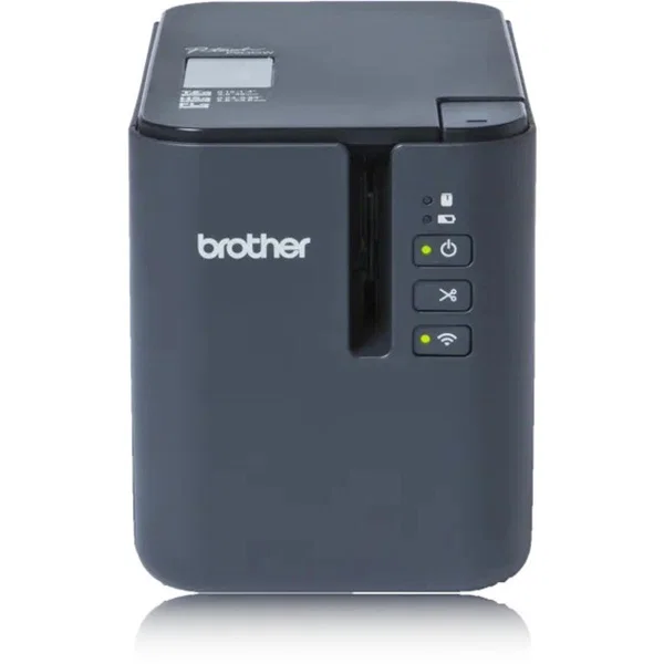 P-touch PT-P900Wc Desktop Thermal Transfer Printer - Monochrome - Label Print - USB - Serial - Wireless LAN - With Cutter - 1.26" Print Width - 2.36 in/s Mono - 360 dpi - 1.42" Label Width x 39.37" Label Length - ESC/P, Raster Emulation - Automatic Cuttin