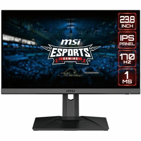 MSI G2422P 24" Class Full HD Gaming LCD Monitor - 16:9 - 23.8" Viewable - In-plane Switching (IPS) Technology - 1920 x 1080 - 16.7 Million Colors - 250 Nit - 1 ms - 170 Hz Refresh Rate - HDMI - DisplayPort - VESA Mount Compatible
