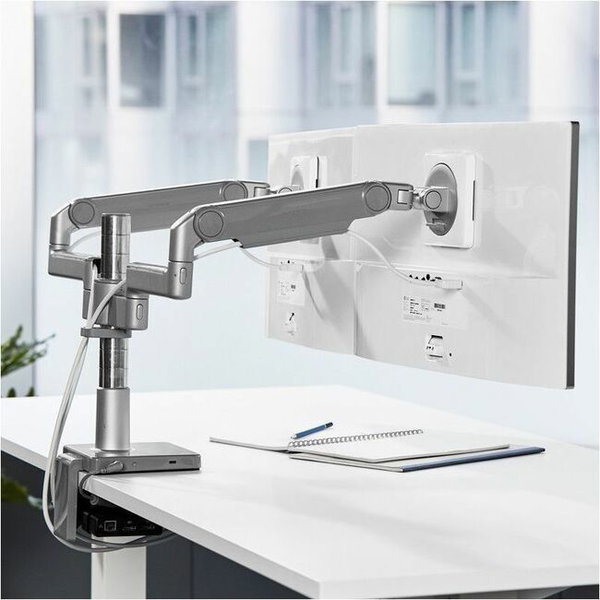 Humanscale M/Flex M8.1 for Monitor - Black - 19.84 lb Load Capacity - Recycled Aluminum