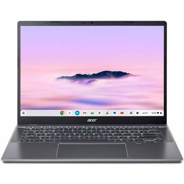 Acer Chromebook Plus 514 CBE594-2 CBE594-2-7658 14" Clamshell Chromebook - WUXGA - 60 Hz - Intel Core 7 150U - 16 GB - 256 GB PCI Express NVMe 4.0 SSD - English (US) Keyboard - Iron - Intel Chip - 1920 x 1200 - ChromeOS - Intel - ComfyView (Matte), In-pla