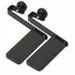 APC NetShelter Cable Management, Cable Ladder Attachment Kit, for Data Cable Partitions, Black - 1 Each