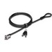 Kensington MicroSaver Cable Lock - 6 ft Cable - Master Keyed Lock - Silver, Black - Carbon Steel, Plastic - For Notebook