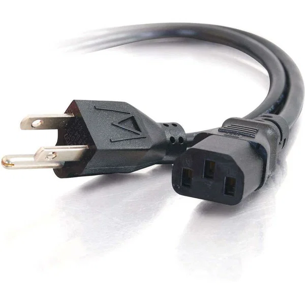 C2G 6ft Universal Power Cord - 16 AWG - NEMA 5-15 to IEC320C13 - C2G 6ft 16 AWG Universal Power Cord (NEMA 5-15P to IEC320C13) TAA