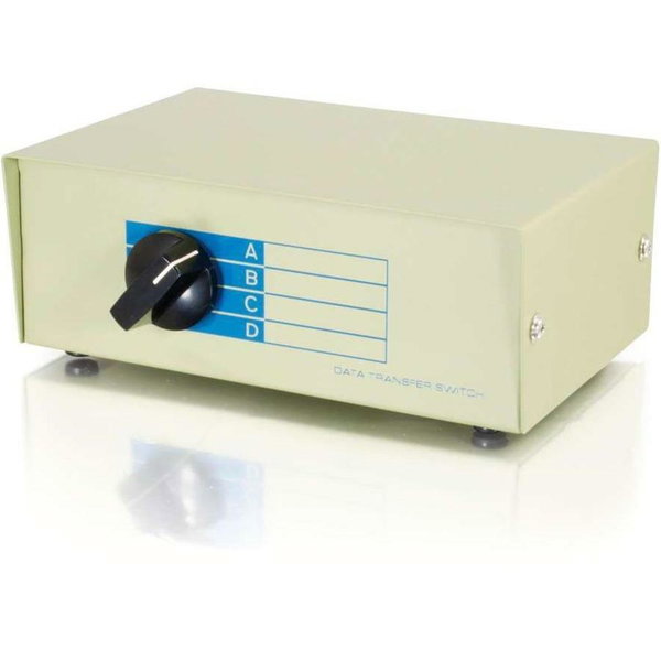 C2G 4-Port DB25 Manual Switch Box - 5 x Parallel Port - x USBManual Switching