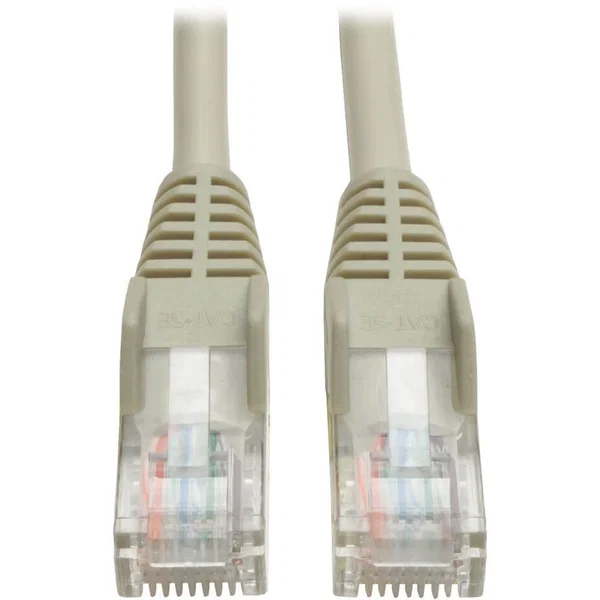 Eaton Tripp Lite Series Cat5e 350 MHz Snagless Molded (UTP) Ethernet Cable (RJ45 M/M), PoE - Gray, 75 ft. (22.86 m) - 75ft - 1 x RJ-45 Male - 1 x RJ-45 Male - Gray