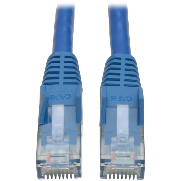 Tripp Lite by Eaton Cat6 Gigabit Snagless Molded (UTP) Ethernet Cable (RJ45 M/M) PoE Blue 5 ft. (1.52 m) - 5ft - 1 x RJ-45 Male - 1 x RJ-45 Male - Blue