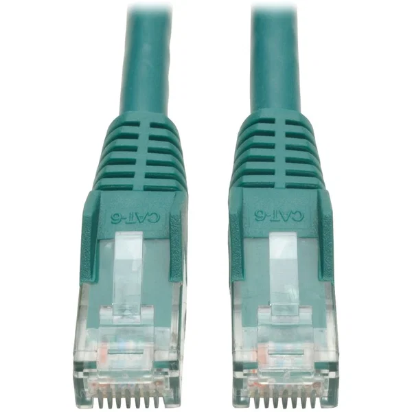 Tripp Lite by Eaton Cat6 Gigabit Snagless Molded (UTP) Ethernet Cable (RJ45 M/M) PoE Green 14 ft. (4.27 m) - 14ft - 1 x RJ-45 Male - 1 x RJ-45 Male - Green
